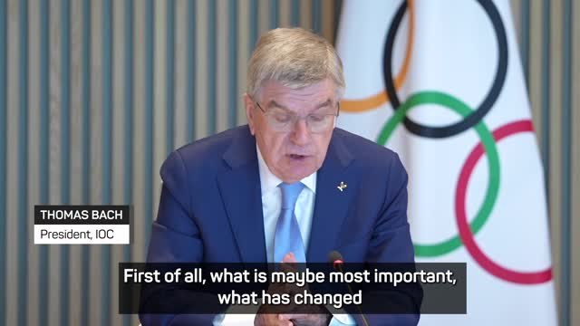IOC president open to return of Russian and Belarusian athletes