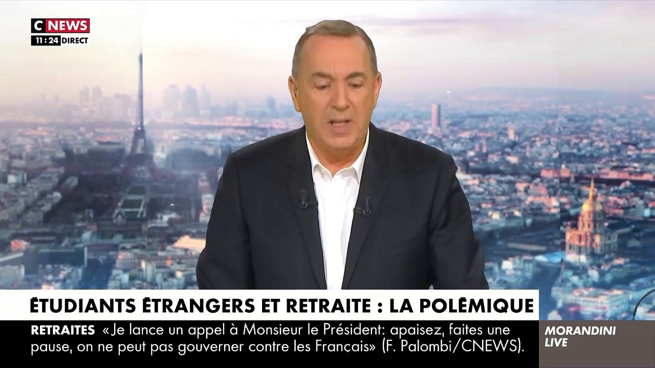 Retraites: Un "français en colère" secoue les invités sur le plateau de Morandini Live: "Les élites sont coupés du monde!"
