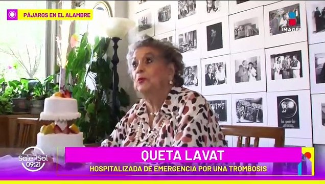 AUDIO: Queta Lavat hospitalizada por trombosis