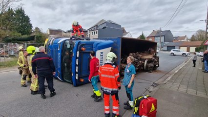 Accident à Courcelles