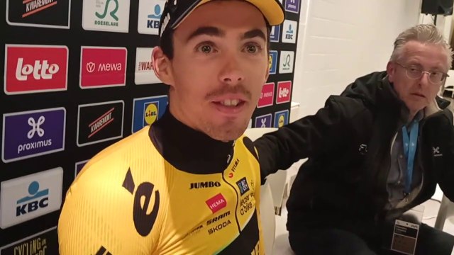 A Travers la Flandre 2023 - Christophe Laporte : Wout Van Aert est le plus fort chez nous à la Jumbo-Visma donc on va tout faire pour l'aider !