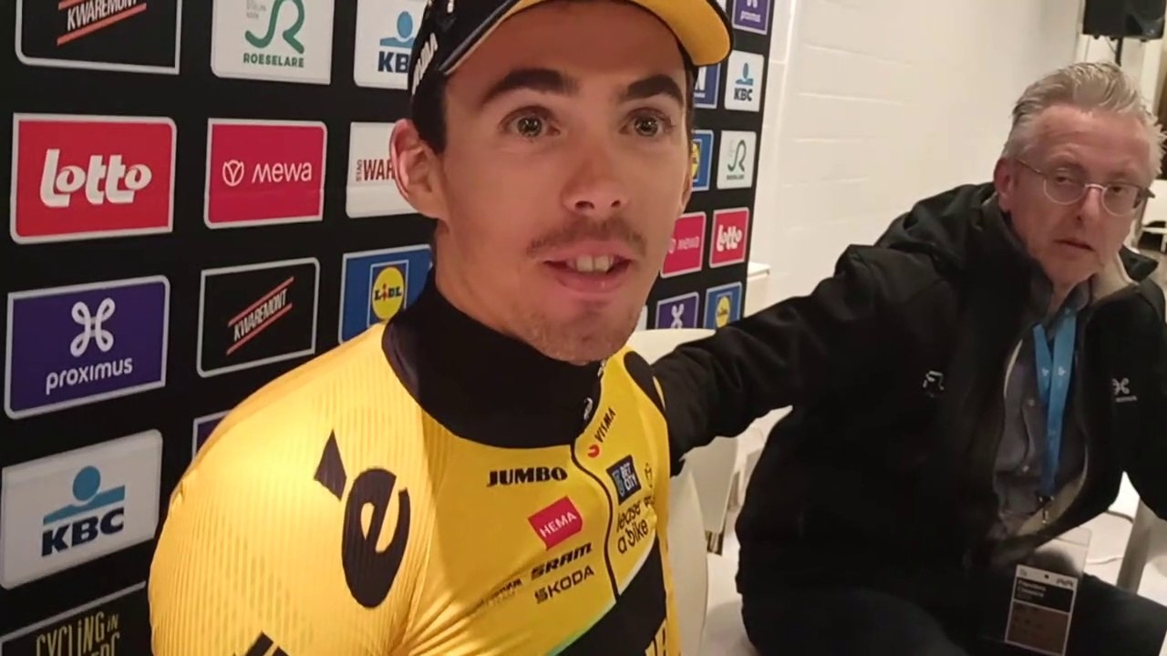 A Travers la Flandre 2023 - Christophe Laporte : "Wout Van Aert est le plus fort chez nous à la Jumbo-Visma donc on va tout faire pour l'aider !"