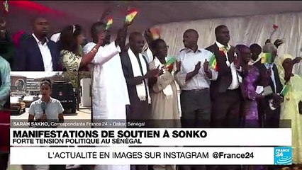 Manifestations de soutien à Ousmane Sonko : forte tension politique au Sénégal