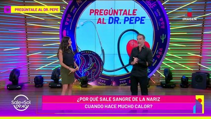 Por esta razón te sangra la nariz cuando hace mucho calor