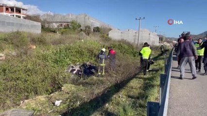 Hurdaya dönen otomobilde 3 kişiye hayatını kaybetti