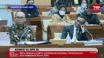 Benny K Harman Blak-blakan Tantang Mahfud MD saat Rapat di Komisi III DPR