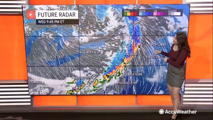 Rapid freeze-up could occur in the Northeast