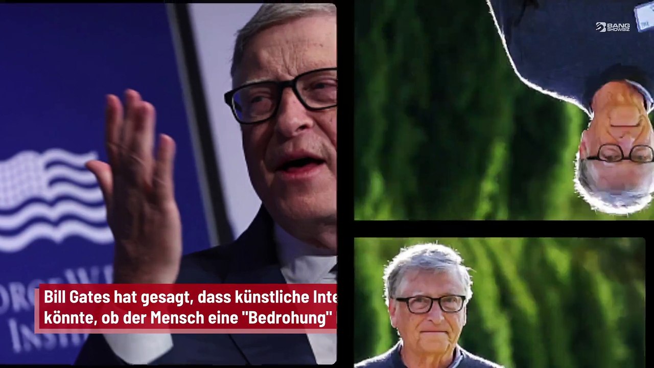 Bill Gates: KI wird erkennen, ob Menschen eine 'Bedrohung' sind