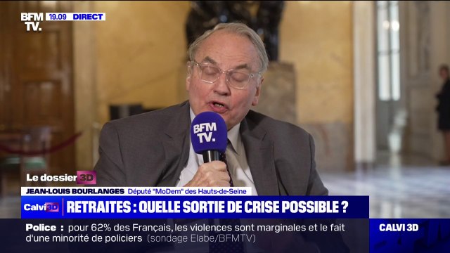 Jean-Louis Bourlanges, député MoDem des Hauts-de-Seine: Nous sommes dans une situation où la décision publique est en crise