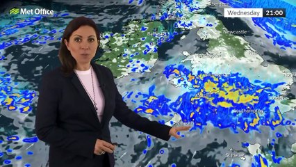 Met Office Evening Weather Forecast 29/03/23 – Wet conditions for most overnight