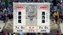 Sandanme Yusho - Toshunryu(Sd24w) vs Kiyonoumi(Sd80e) - Haru 2023, Day 15
