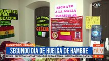 Segundo día de huelga de hambre de maestros urbanos como medida presión