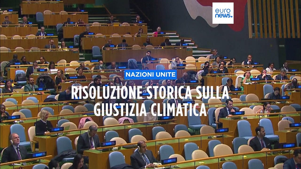 Giustizia climatica: dalle Nazioni Unite una risoluzione storica