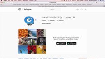 How to UPLOAD a Profile Photo to Instagram on a Mac Computer - Basic Tutorial | New