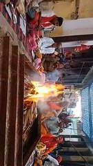स्वाहा-स्वाहा के शब्दों के साथ अष्टमी में हुआ हवन-पूजा