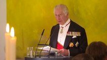King Charles speaks in German at state banquet in Berlin