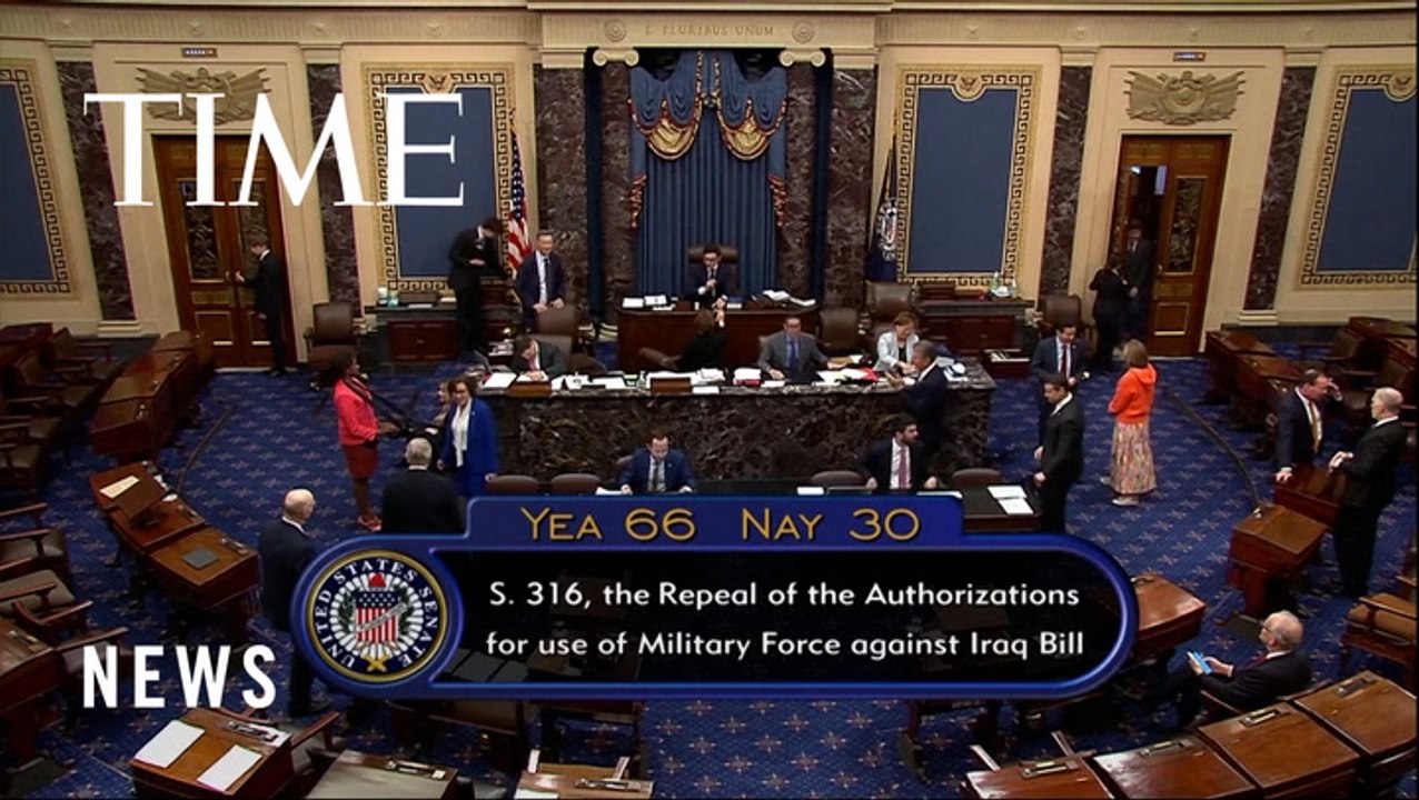 Senators Vote To Repeal Military Authorizations for Iraq and Gulf Wars