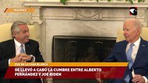 Se llevó a cabo la cumbre entre Alberto Fernández y Joe Biden