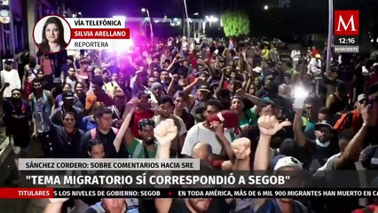 Tema migratorio sí correspondió a Segob en mi administración: Olga Sánchez Cordero