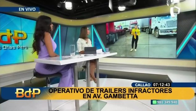 Callao: grúas se llevan al depósito trailers que invaden la avenida Gambetta