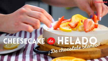 ¡Deliciosos y especial! Cheesecake helado con base de galletas Lilí