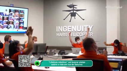 “Libélula robótica” vai buscar pistas sobre a vida em lua de Saturno