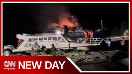Passenger ship catches fire off Basilan | New Day
