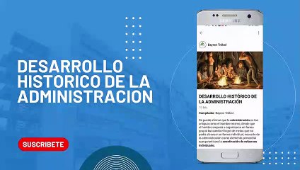 DESARROLLO HISTORICO DE LA ADMINISTRACION