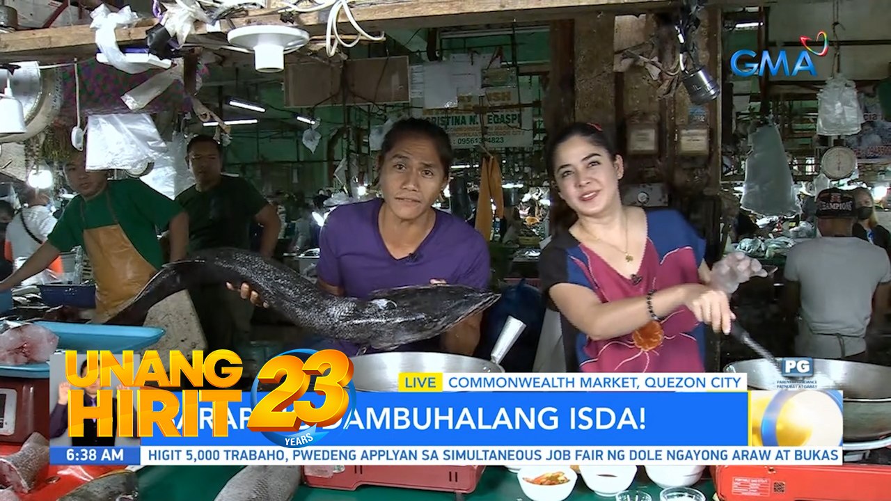 Mga dambuhalang isda sa Quezon City, ating tikman with Chef JR Royol at Shaira Diaz | Unang Hirit