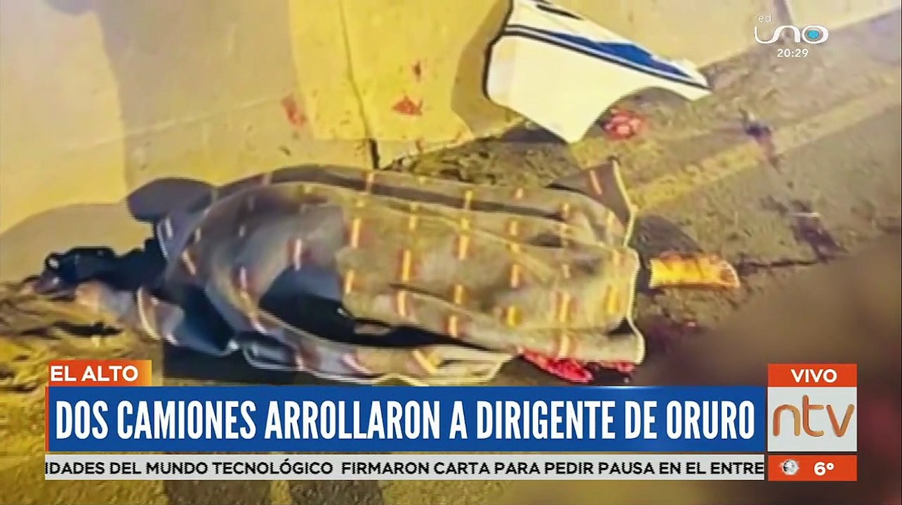 El dirigente Jhonny Nina Choqu, mallku de Jacha Carangas en Oruro, falleció atropellado