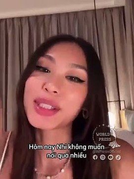 Á hậu Thảo Nhi Lê bật khóc sau khi biết tin mất suất dự thi Miss Universe