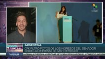 Vicepresidenta argentina denuncia a senador Ted Cruz por complicidad en investigación en su contra