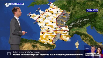 Download Video: Ce jeudi, le ciel sera nuageux sur l'ensemble du territoire et des orages sont attendus dans le Nord-Est