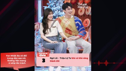 Hóng Hớt Dưa Bở Ngày Mới: Fan Nhiệt Ba vô đối trong dàn sao nữ, Đường Yên toang vì ekip tắc trách | Điện Ảnh Net