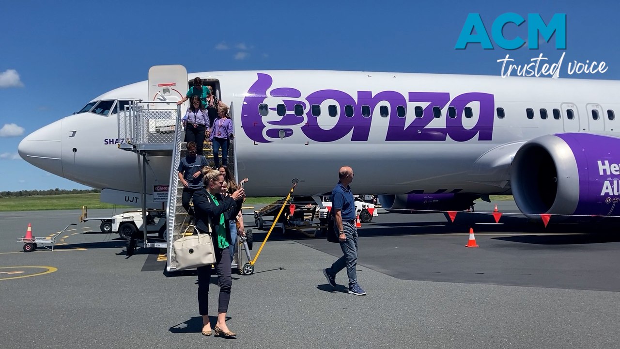 Bonza flight from Newcastle to Whitsundays