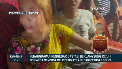 Ricuh! Petugas Satresnarkoba Medan dengan Keluarga Tarik-menarik Saat Pelaku Hendak Ditangkap