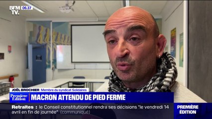 Emmanuel Macron en visite pour le "plan eau" à Gap est attendu de pied ferme par les syndicats