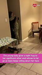 Soldier Surprises Lover With Homecoming || Heartsome