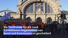 Tarifrunde für Angestellte von Bund und Kommunen gescheitert