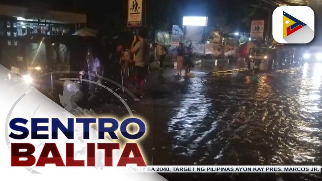 Ilang lugar sa Davao City, nakaranas ng pag-ulan at baha dulot ng easterlies