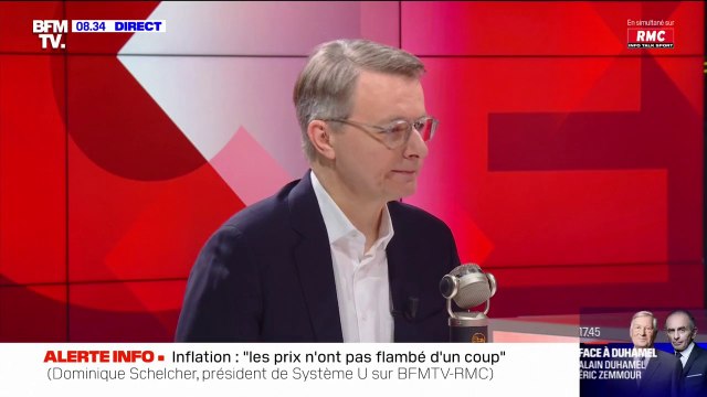 Inflation: Les prix n'ont pas flambé d'un coup , assure Dominique Schelcher, président de Système U
