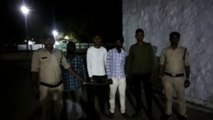 अवैध रेत खनन कर ले जा रहे चार आरोपी गिरफ्तार