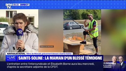 La mère de Mickaël, grièvement blessé à Sainte-Soline, "espère" que son fils sorte du coma "aujourd'hui"