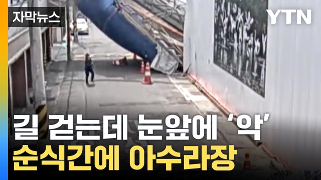 [자막뉴스] 저렇게 큰 게 덮치다니 ...대낮 주택가 혼비백산 / YTN