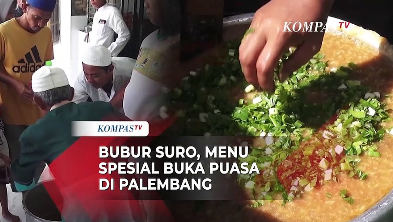 Bubur Suro, Menu Spesial Buka Puasa di Masjid Suro Palembang