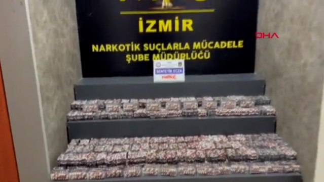Yolcu valizinde binlerce sentetik eczane maddesi ele geçirildi