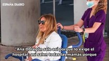 Ana Obregón: por qué salió del hospital con el bebé en silla de ruedas