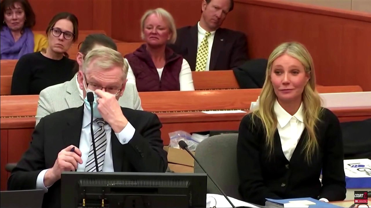 Paltrow and Terry Sanderson give evidence is ski collision