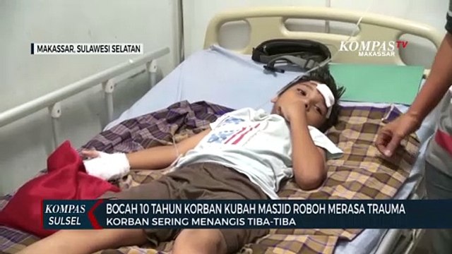Bocah 10 Tahun Korban Kubah Masjid Roboh alami Trauma Berat