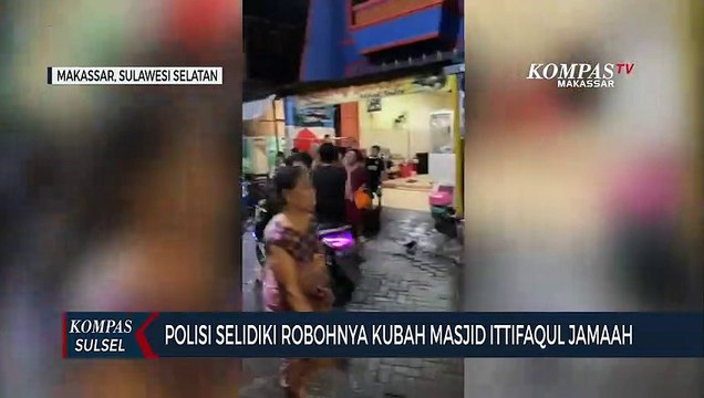 Polisi Selidiki Ambruknya Kubah Masjid